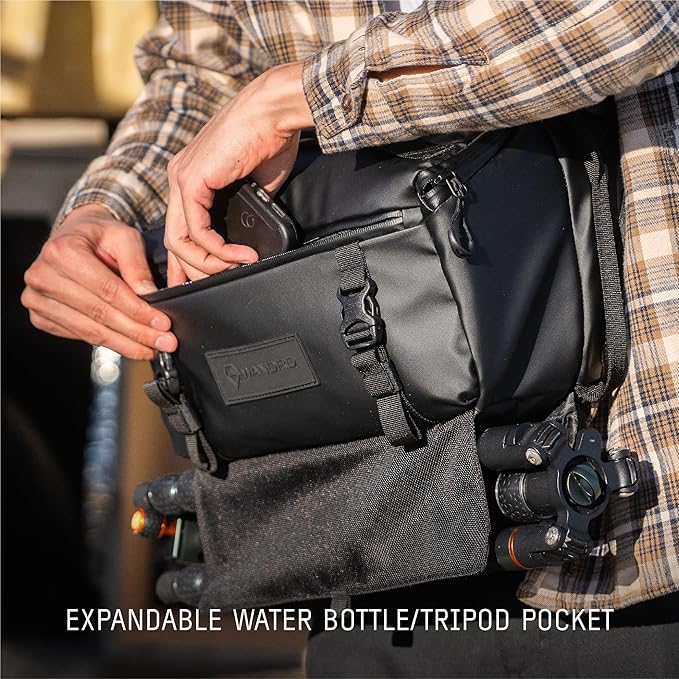 WANDRD ROGUE V1 9L Sling: Compact Camera Sling and Crossbody Bag with Fast Access, 3-Way Carry– Lightweight Everyday Bag Great for Travel, Photography, and Daily Use (Sedona Orange)