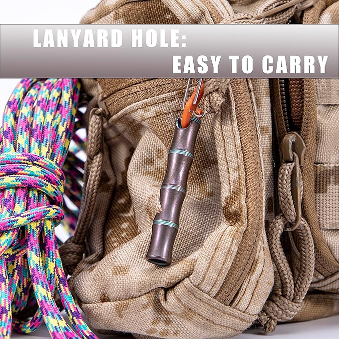 TACRAY Emergency Whistle Survival Loud, Perfect Loud Whistle for Safety,Survival,Hiking,Camping,Child Safety,Pets Training