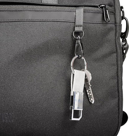 Kenneth Cole Recycled Polyester Slim 16" Laptop Business Briefcase, Black